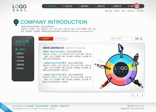 瑞頤雪兒網站及集團前臺與登錄系統(tǒng)設計制作方案